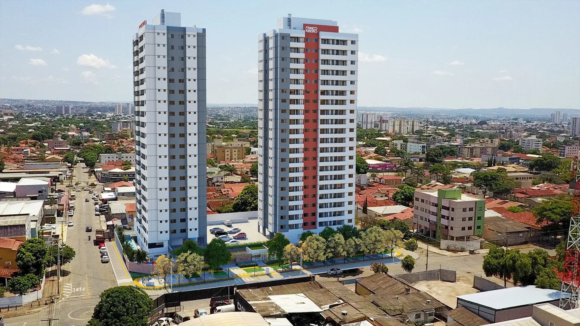 Vista do empreendimento Boulevard Sudoeste