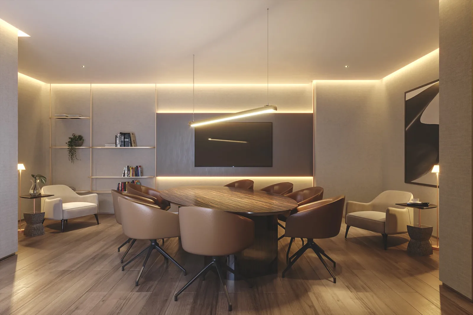 Apartamento de 3 suítes com 266,88 m² à venda no Legacy City Home - Setor Marista — miniatura da foto 6