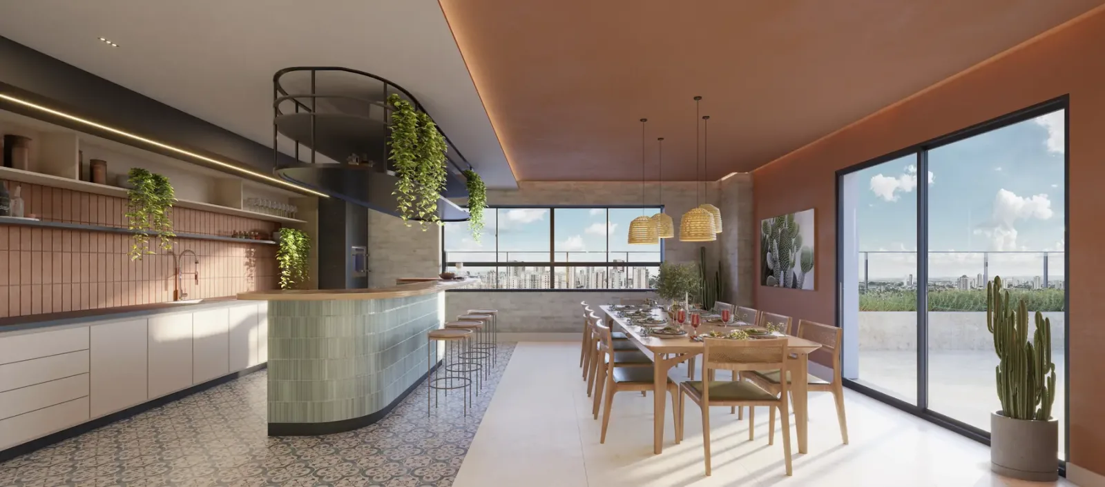 Apartamento de 3 suítes, sendo 1 americana, com 84,71 a 113,5m² à venda no Trip World Home - Nova Suíça — miniatura da foto 6