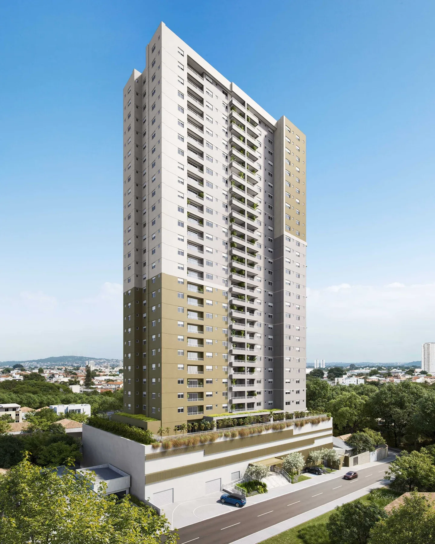 Apartamento de 1 suíte com 65,28m² à venda no Aurora Lago das Rosas - Setor Oeste — foto 2