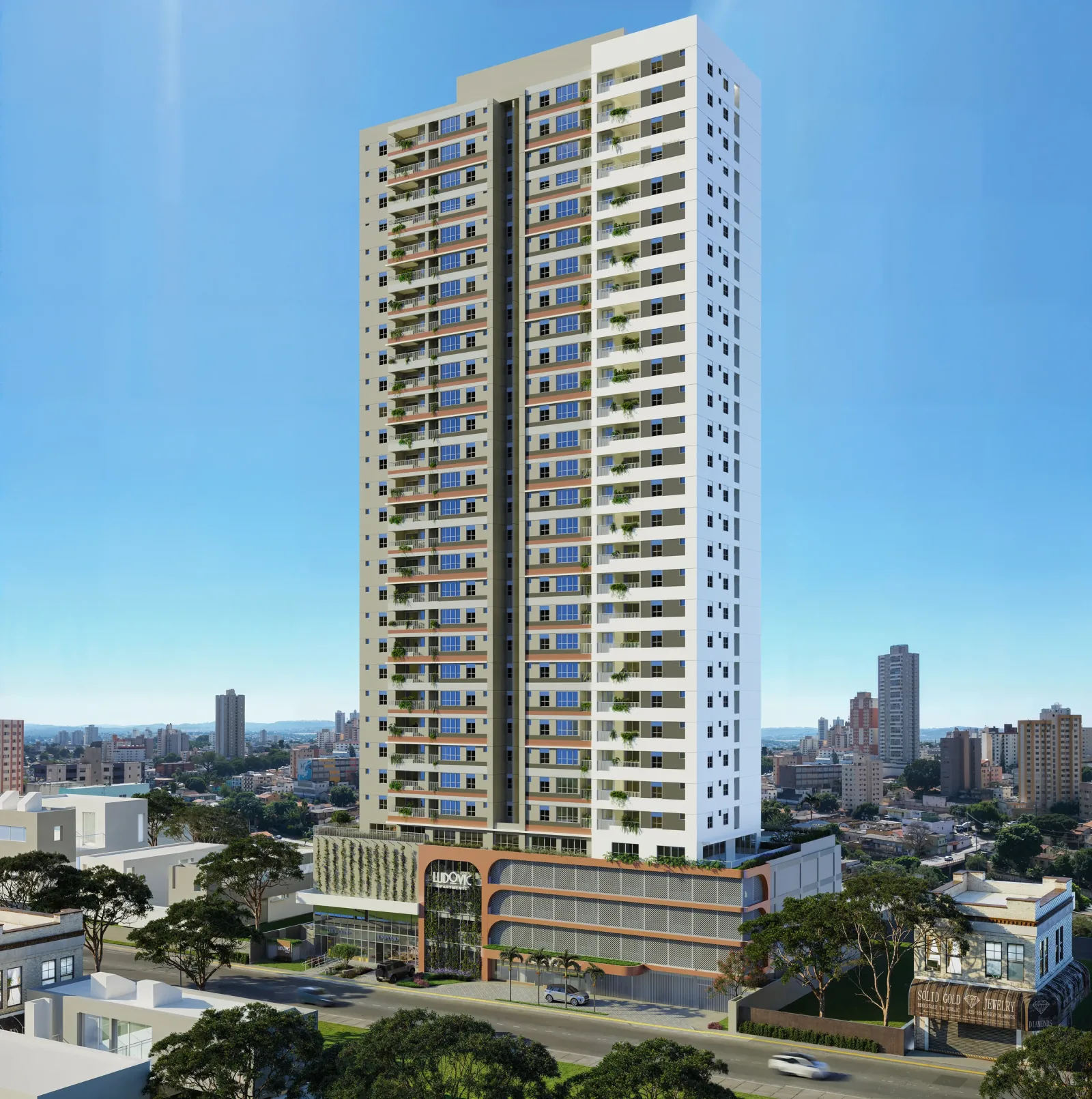 Apartamento de 1 suíte com 79,45 m² à venda no Ludovic Apartments - Setor Central — foto 2