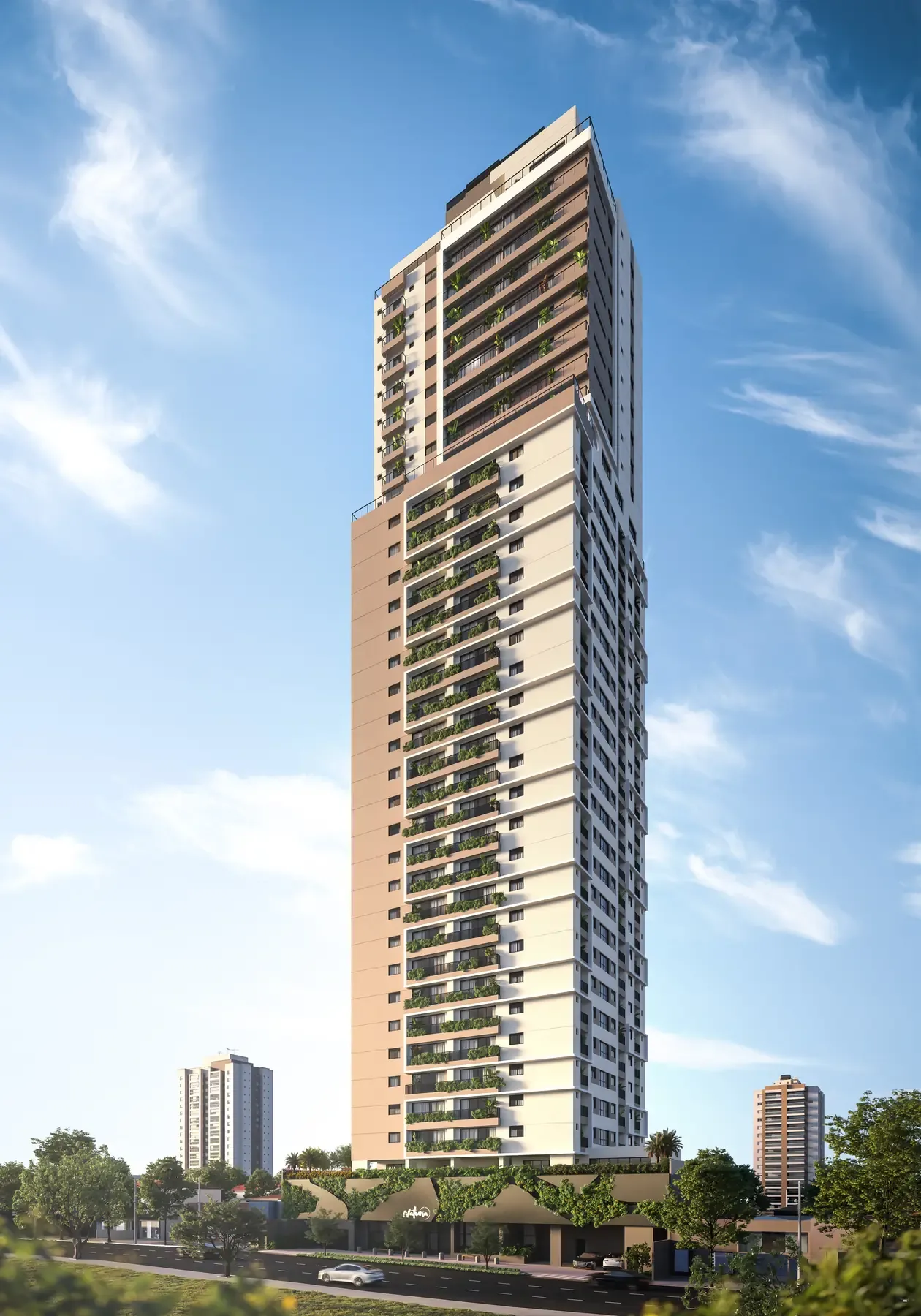 Apartamento de 3 suítes com 108,75 a 117,73m² à venda no Naturia Viver Parque Flamboyant - Jardim Goiás — foto 2