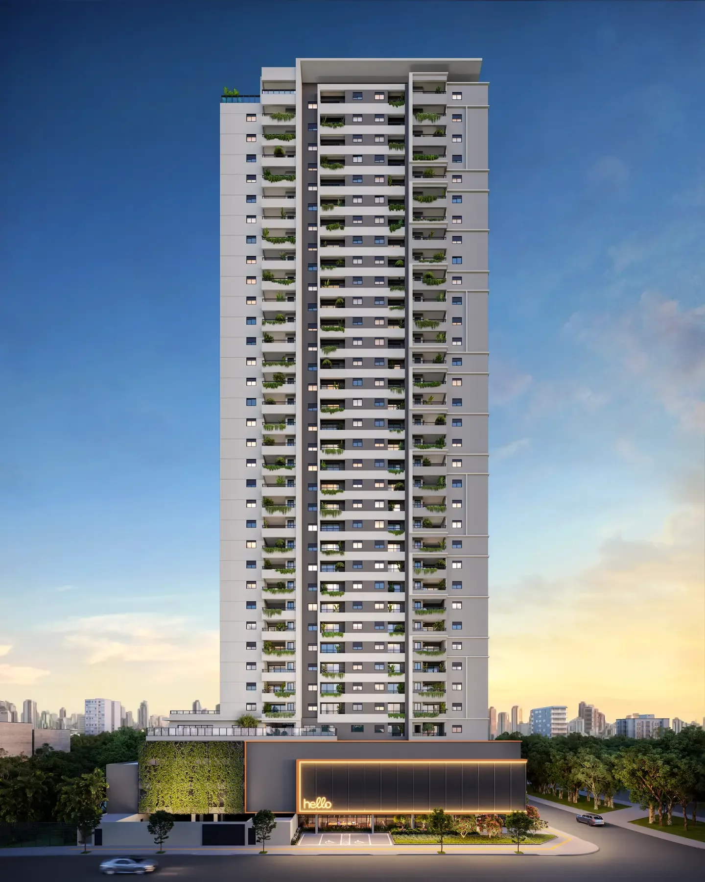 Apartamento de 3 suítes com 97,66 a 110,84m² à venda no Hello Viver Universitário - Setor Leste Universitário — foto 2