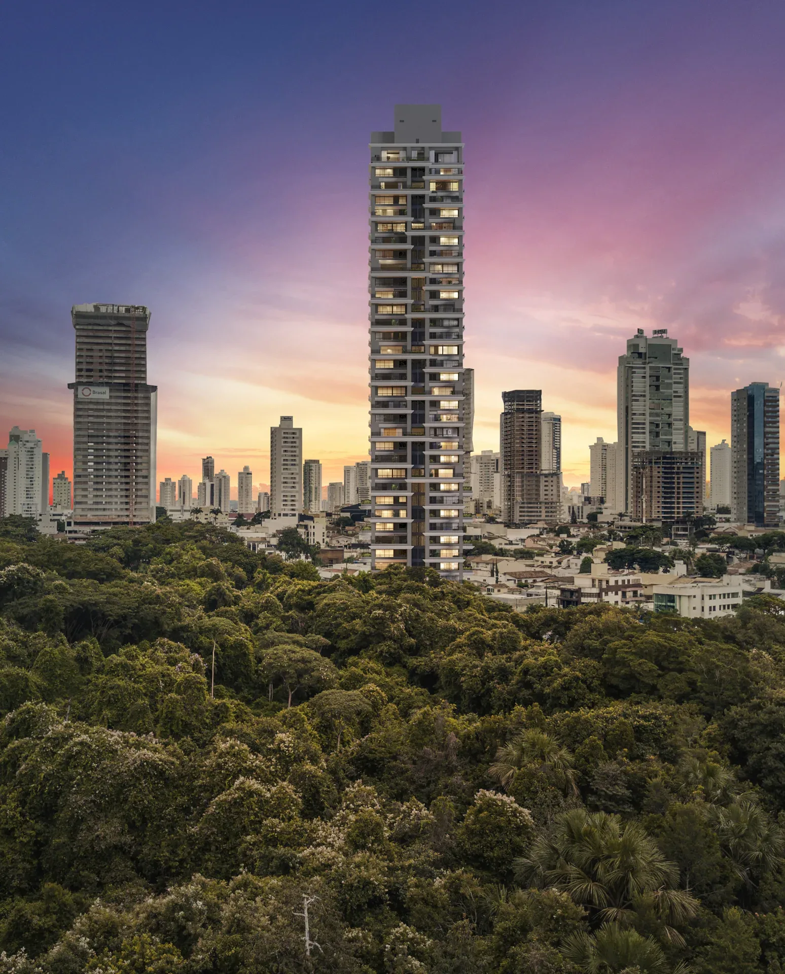 Planta ou imagem da tipologia Apartamento de 3 suítes com 266,88 m² à venda no Legacy City Home - Setor Marista do Legacy City Home