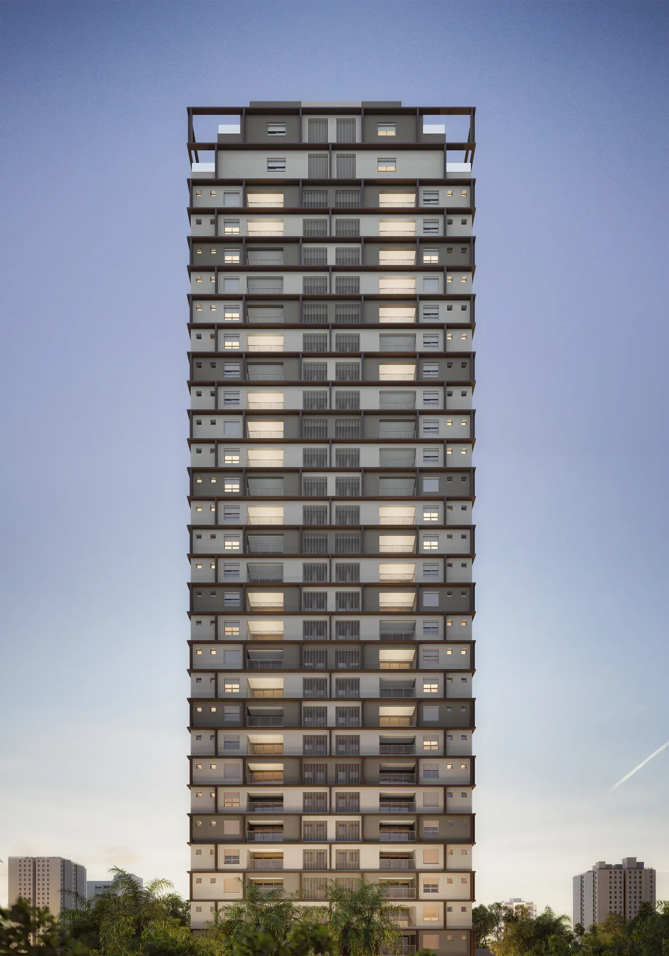 Planta ou imagem da tipologia Cobertura de 4 suítes com 233,97 m² à venda no City Auten - Setor Bueno do City Auten