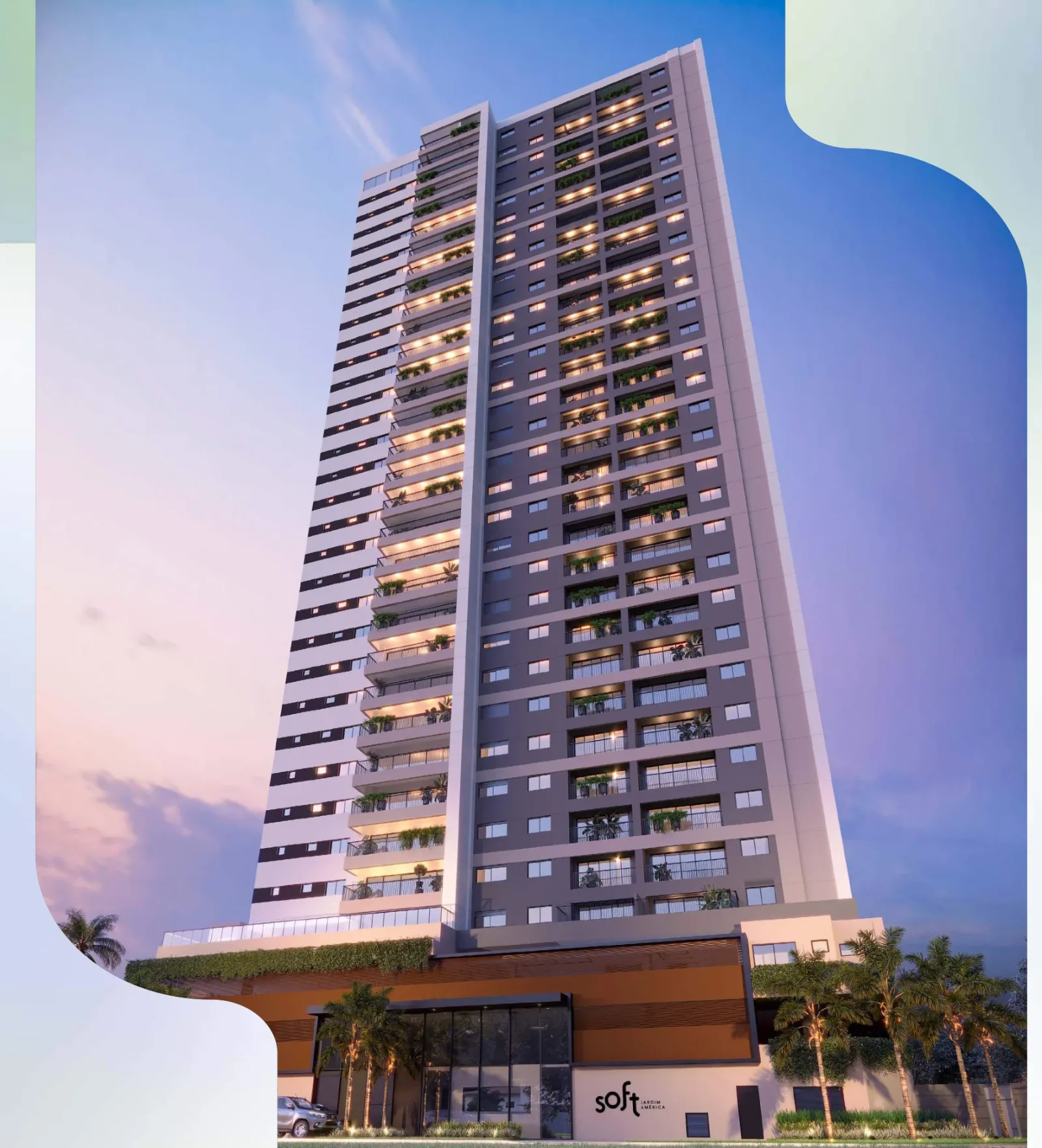Apartamento de 3 suítes plenas com 117,09m² à venda no Soft Jardim América - Jardim América — foto 2