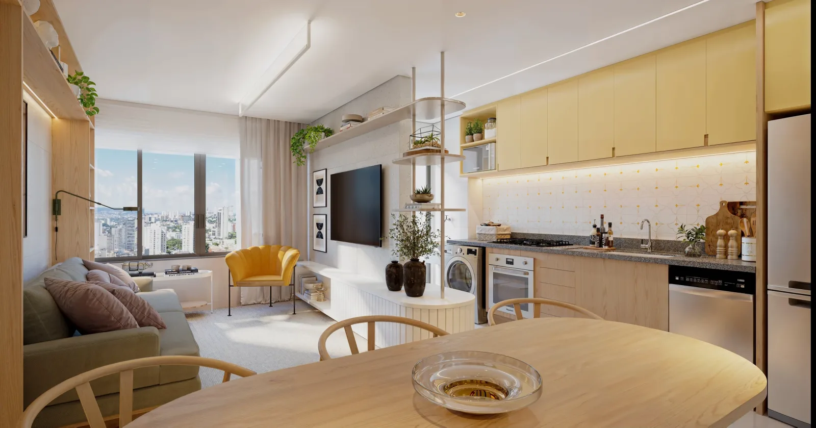 Apartamento de 1 suíte com 58,67 m² à venda no Ludovic Apartments - Setor Central — foto 3