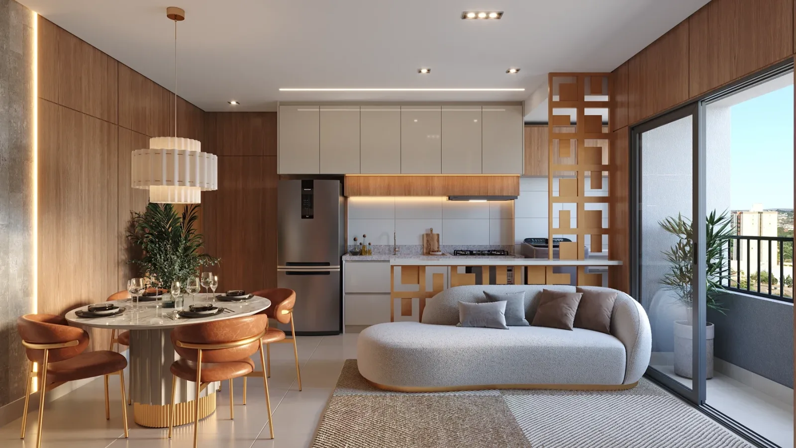 Apartamento de 1 suíte com 60,14m² à venda no Passos Flamboyant - Alto da Glória — miniatura da foto 8