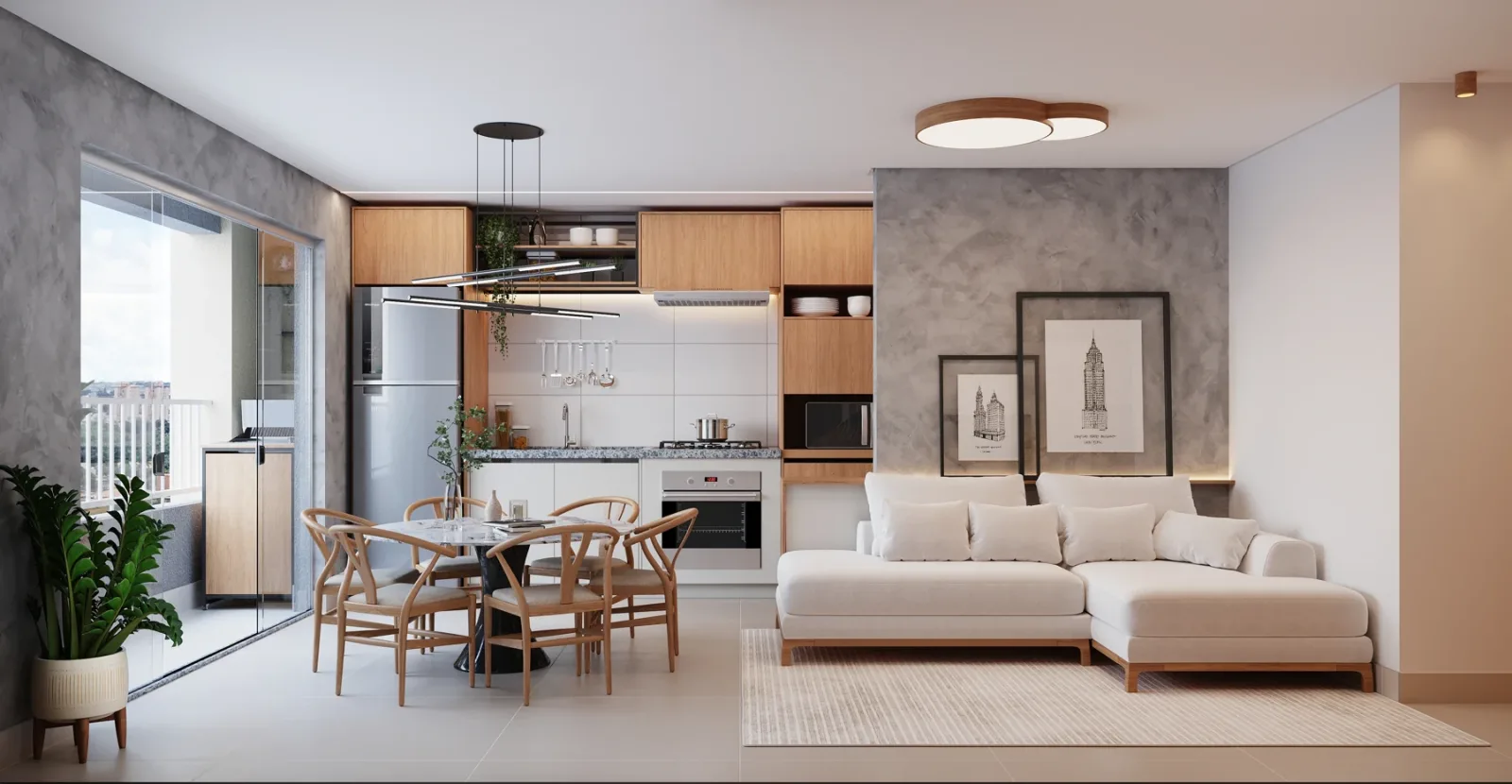 Apartamento de 1 suíte com 64,25m² à venda no Vistamérica - Jardim América — foto 3