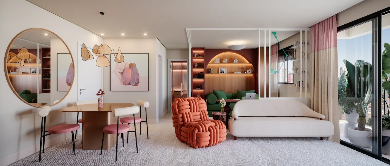 Apartamento de 1 suíte com 67,61 m² à venda no Kairós - Setor Marista — foto 3