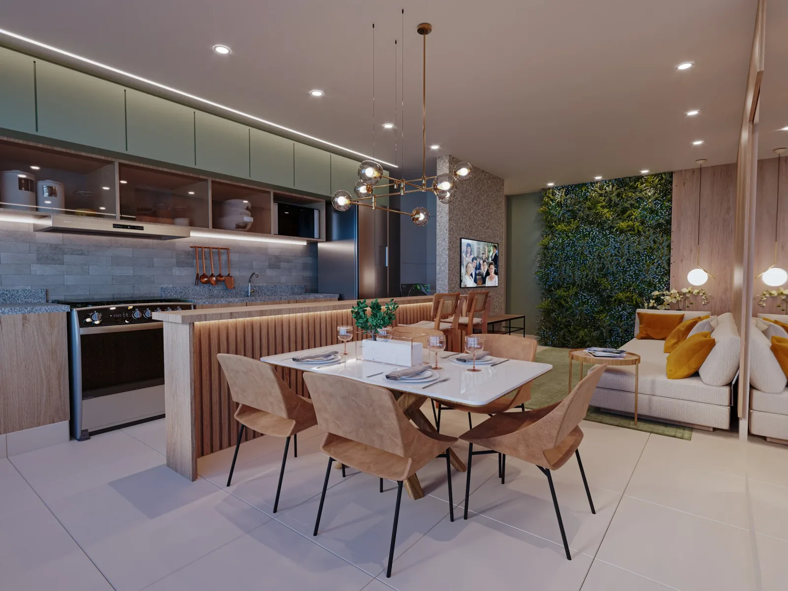 Apartamento de 1 suíte com 76,89 m² à venda no Inside Park Home - Vila Rosa — foto 3
