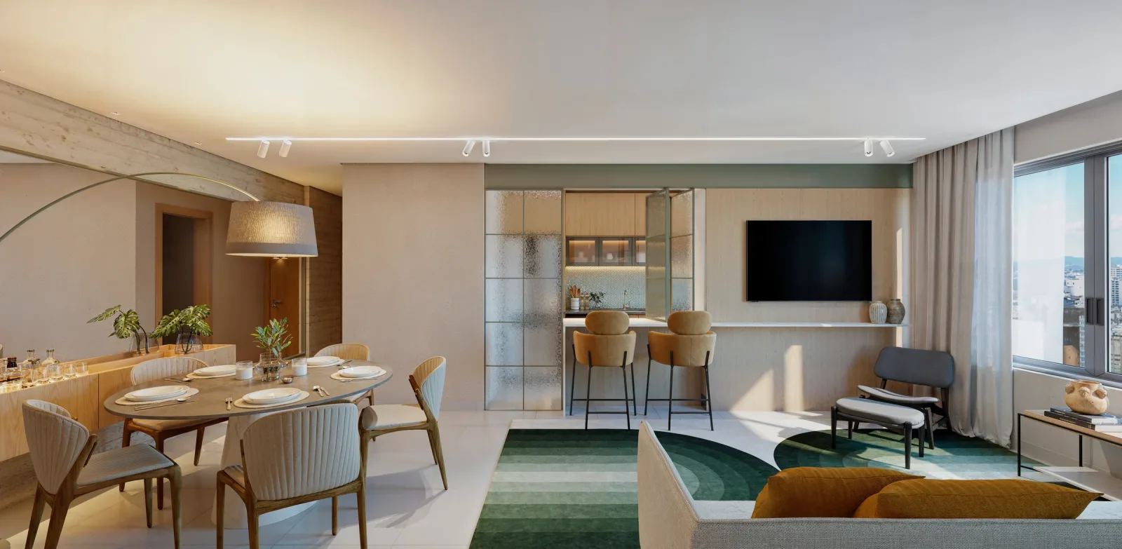 Apartamento de 1 suíte com 79,45 m² à venda no Ludovic Apartments - Setor Central — foto 3