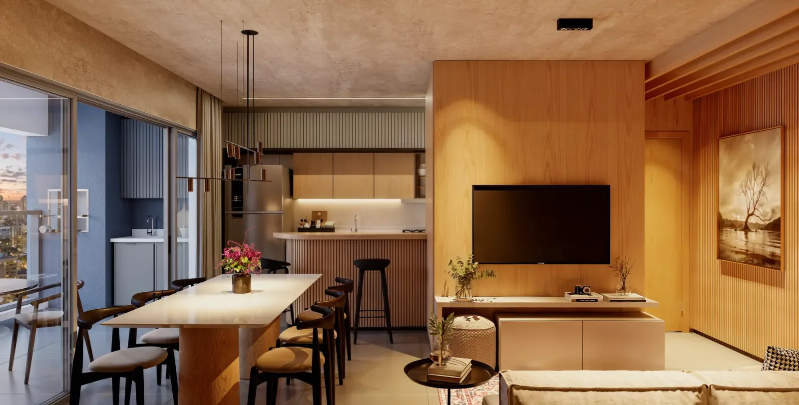 Apartamento de 2 suítes com 59,11 a 59,62m² à venda no Hello Vision Residence - Setor Aeroporto — foto 3