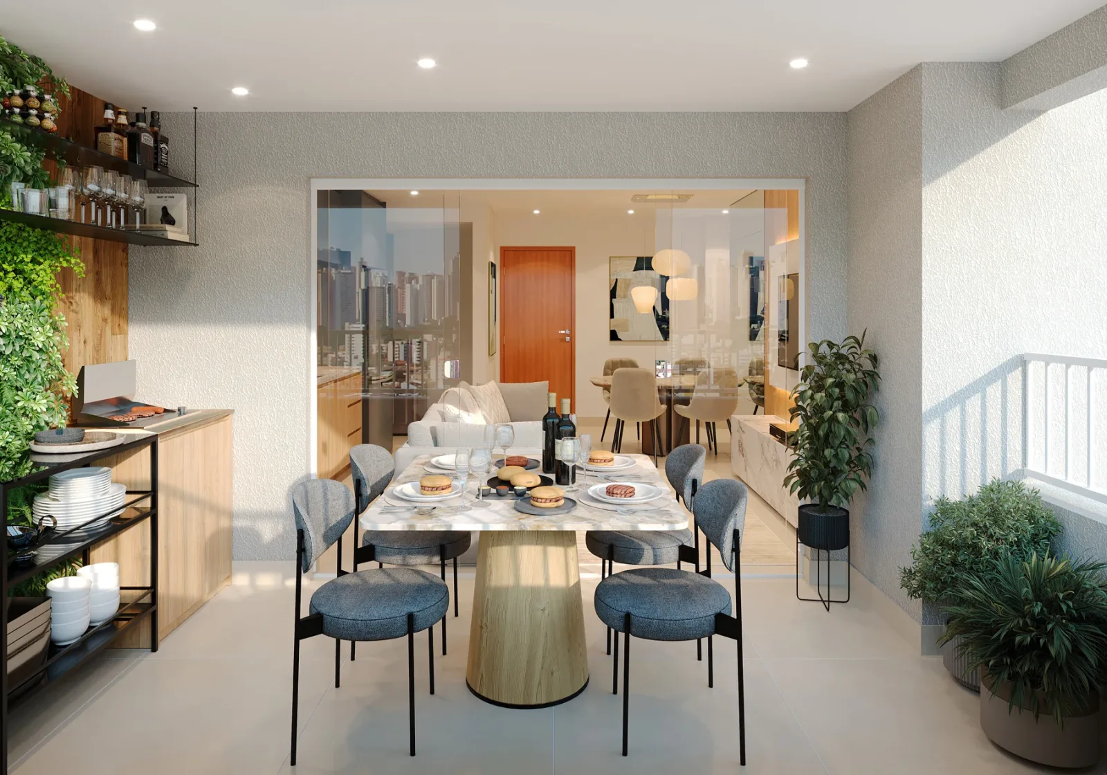 Apartamento de 2 suítes com 76,13m² à venda no Aurora Lago das Rosas - Setor Oeste — foto 3