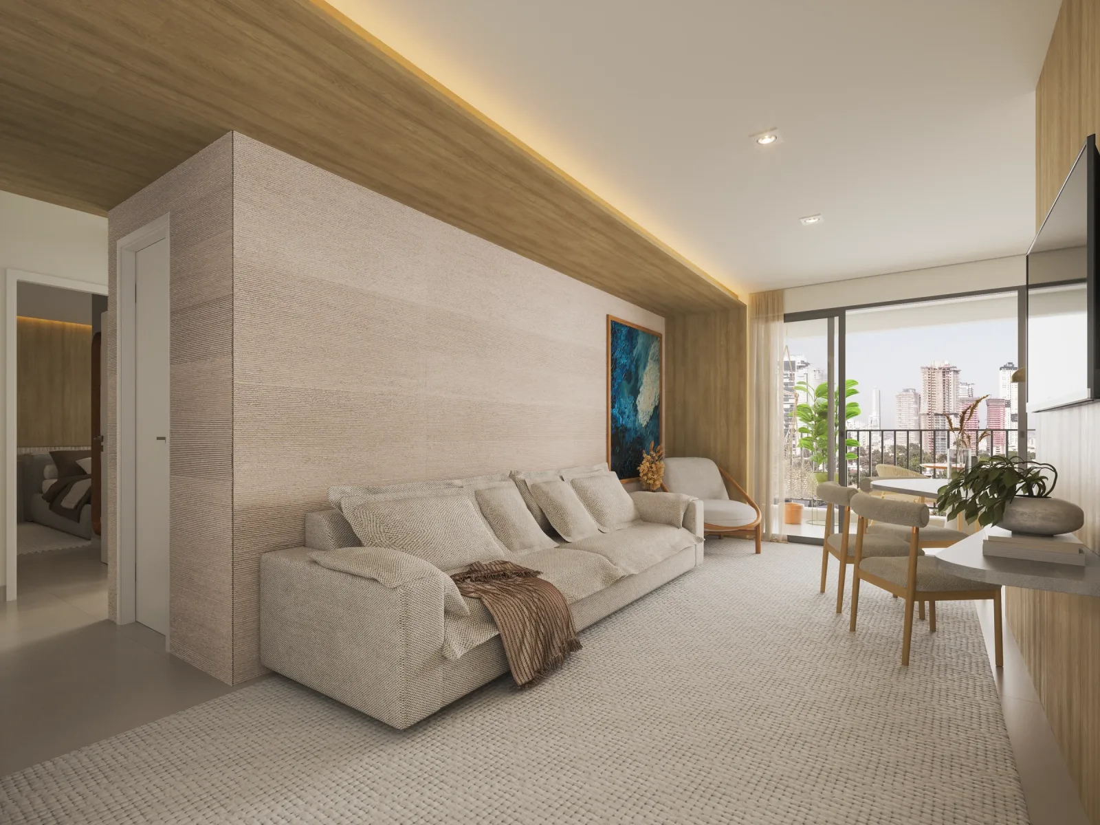 Apartamento de 2 suítes com 77,61 m² à venda no Kairós - Setor Marista — foto 3