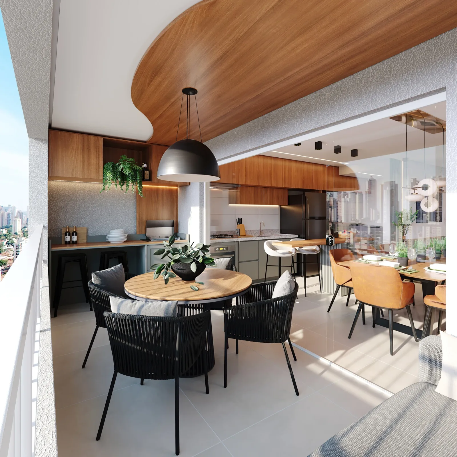 Apartamento de 3 suítes com 116,37m² à venda no Aurora Lago das Rosas - Setor Oeste — foto 3