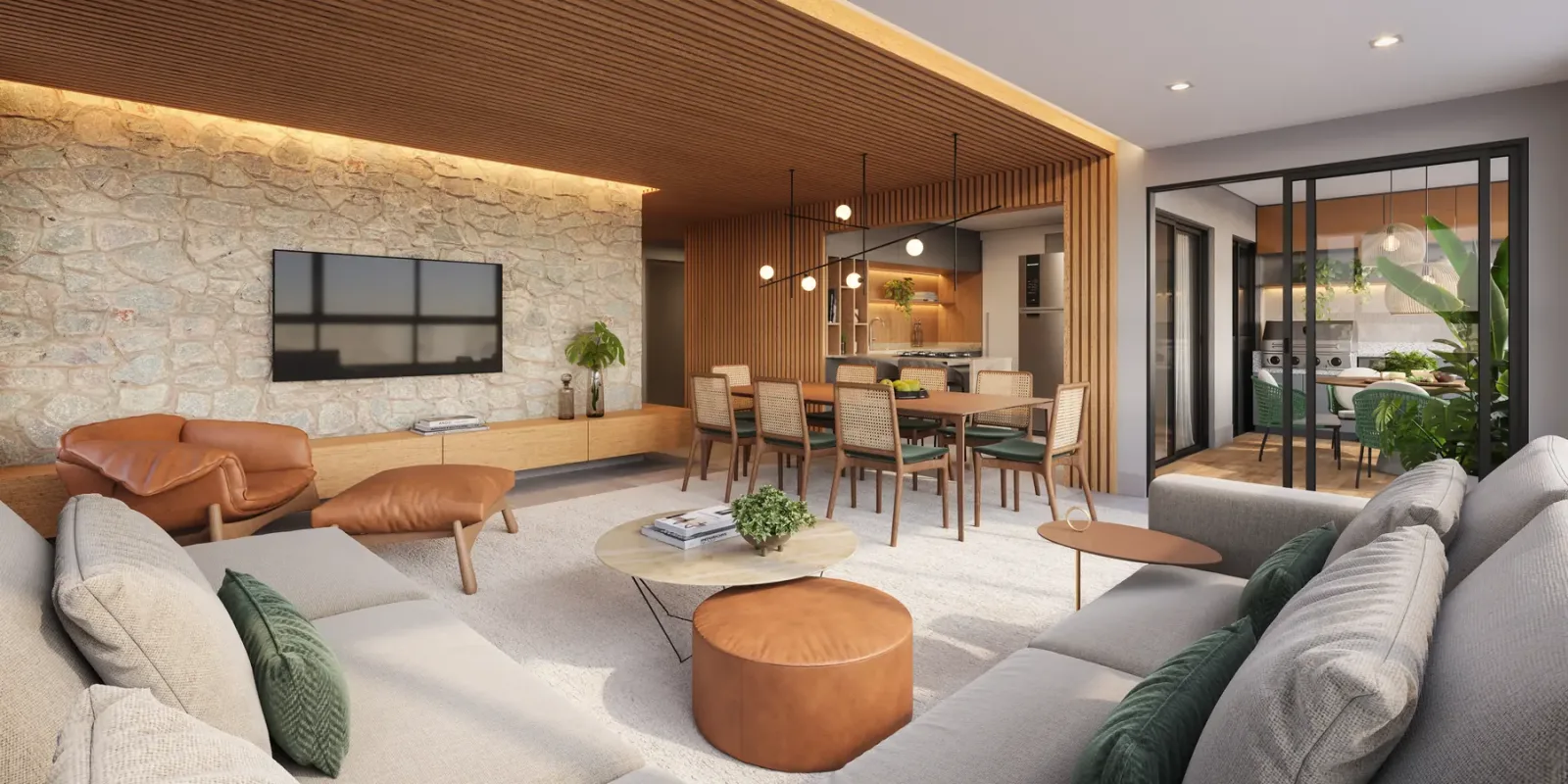 Apartamento de 3 suítes com 160,92 a 163,12m² à venda no Alma Home Senses - Setor Oeste — foto 3