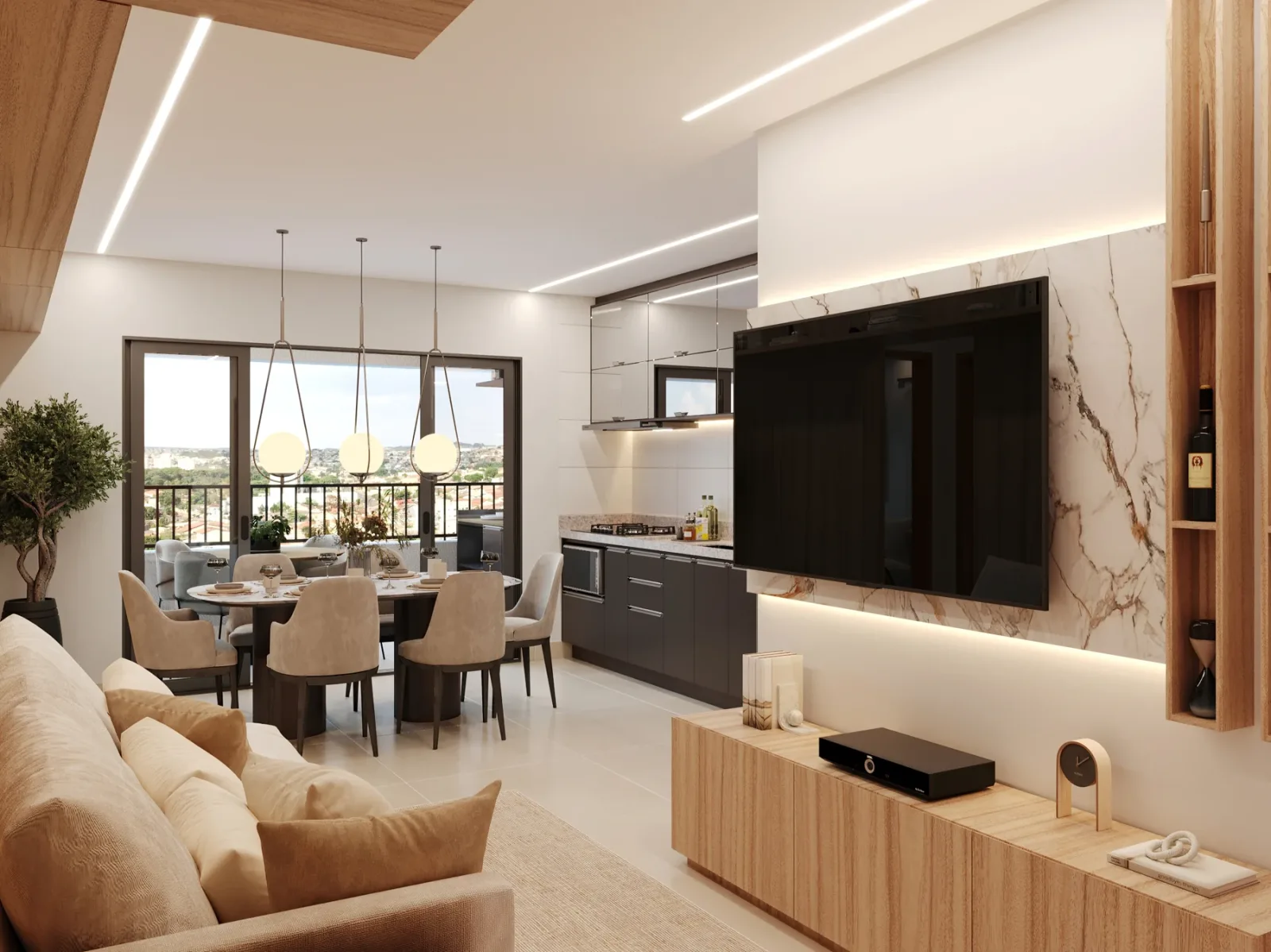 Apartamento de 3 suítes com 82,7m² à venda no Verde Maris - Setor Marista — foto 3