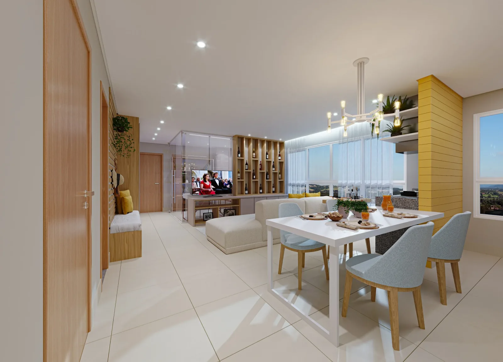 Apartamento de 3 suítes com 91,03 m² à venda no Inside Park Home - Vila Rosa — foto 3