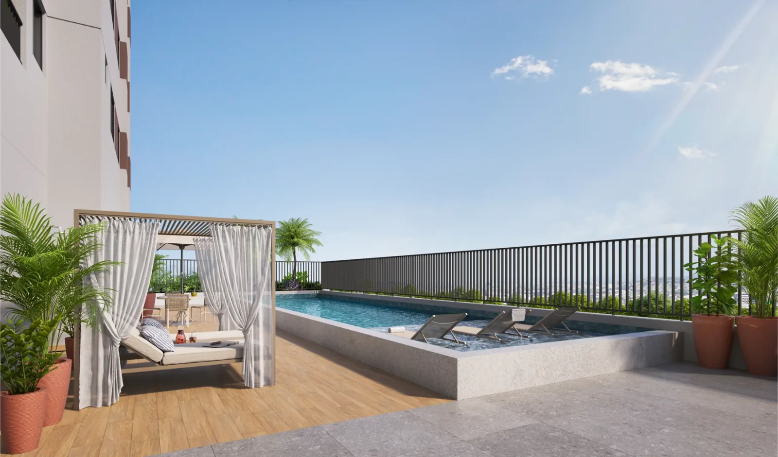 Apartamento de 1 suíte com 60,14m² à venda no Passos Flamboyant - Alto da Glória — foto 3