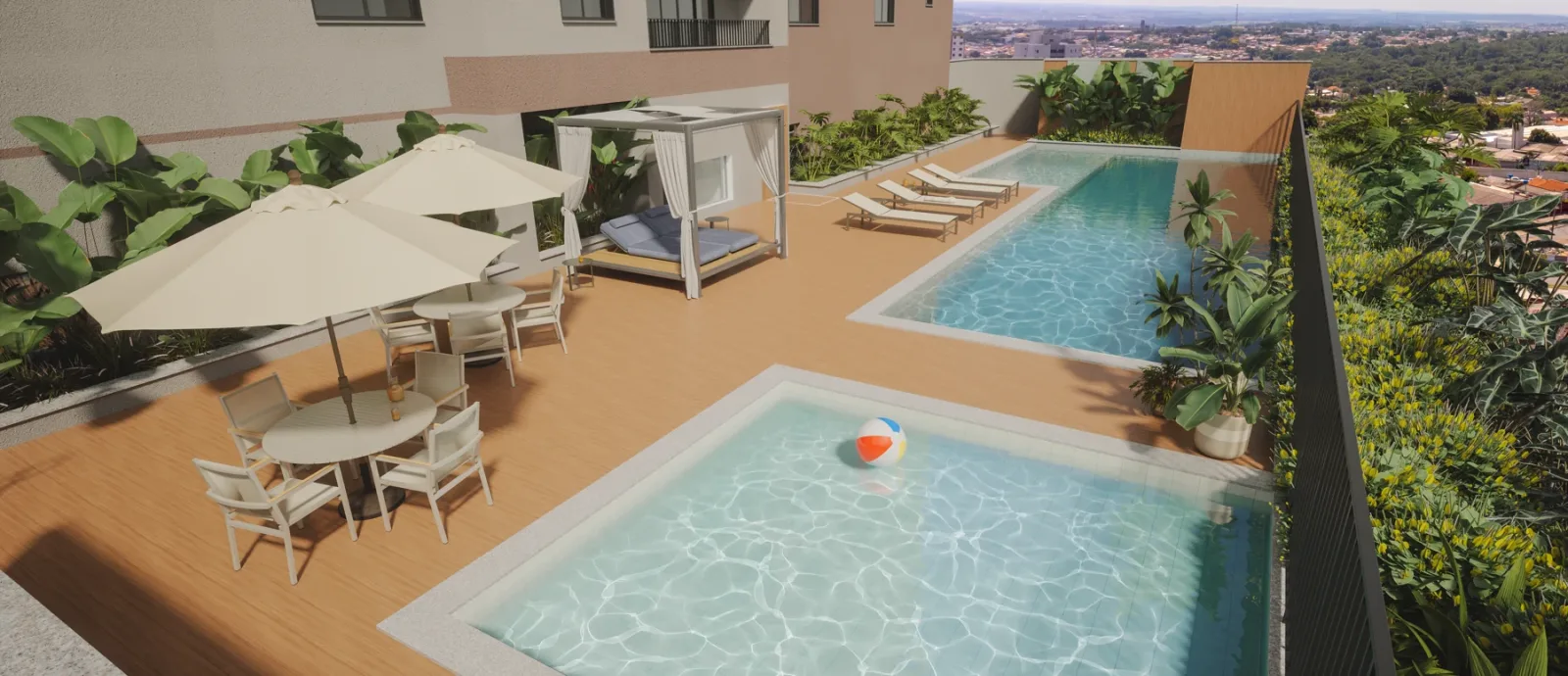 Apartamento de 2 suítes com 76,68m² à venda no Una Areião - Setor Pedro Ludovico — foto 4