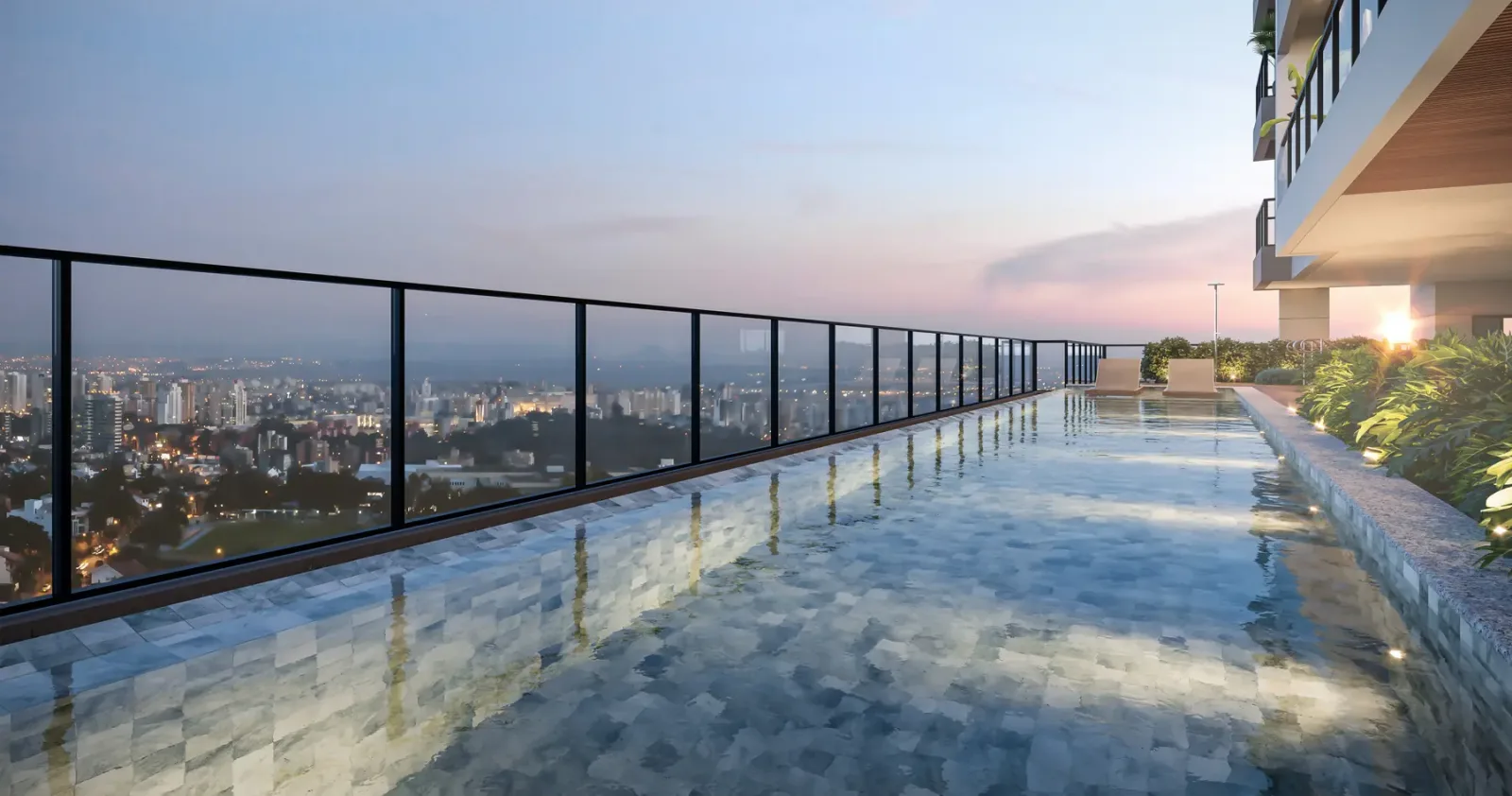 Apartamento panorâmico de 3 suítes com 149,43 a 158,1m² à venda no Naturia Viver Parque Flamboyant - Jardim Goiás — foto 5