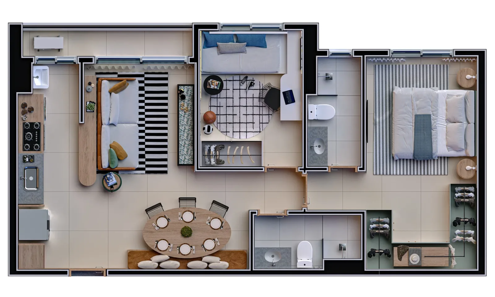 Inside Park Home
