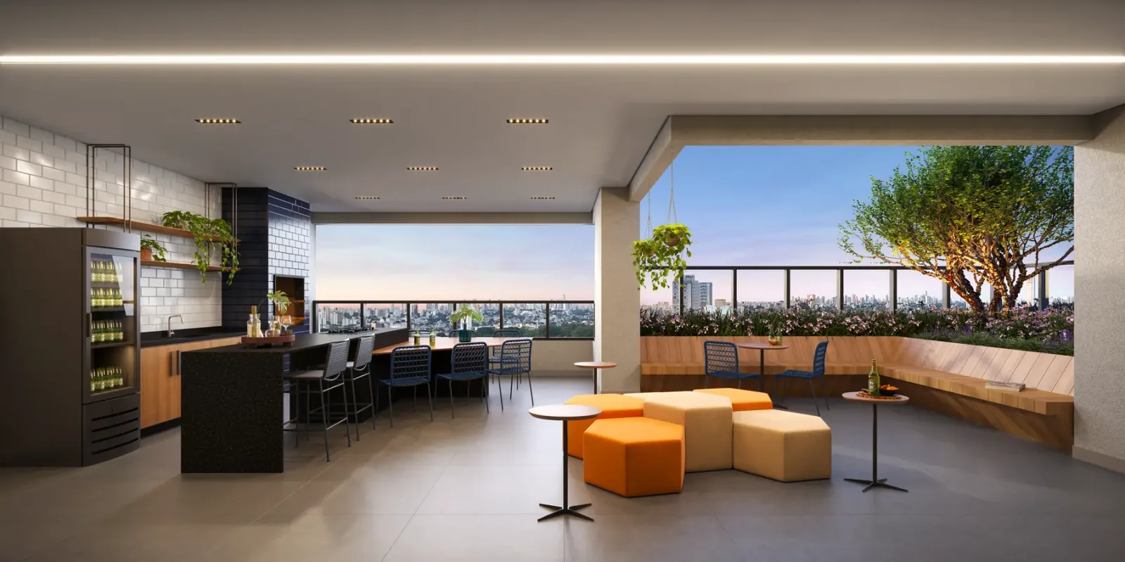 Apartamento de 3 suítes com 97,66 a 110,84m² à venda no Hello Viver Universitário - Setor Leste Universitário — miniatura da foto 6