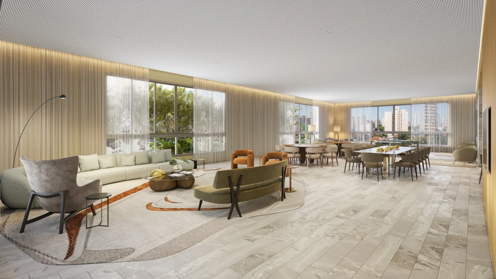 Apartamento de 4 suítes com 274 m² à venda no City Park Majestic - Setor Bueno — miniatura da foto 7