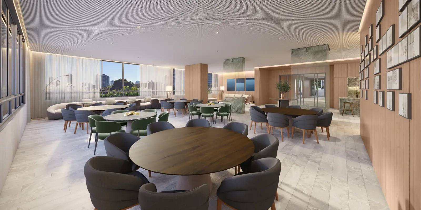 Apartamento de 4 suítes com 428,08 m² à venda no City Park Royal - Setor Bueno — foto 5