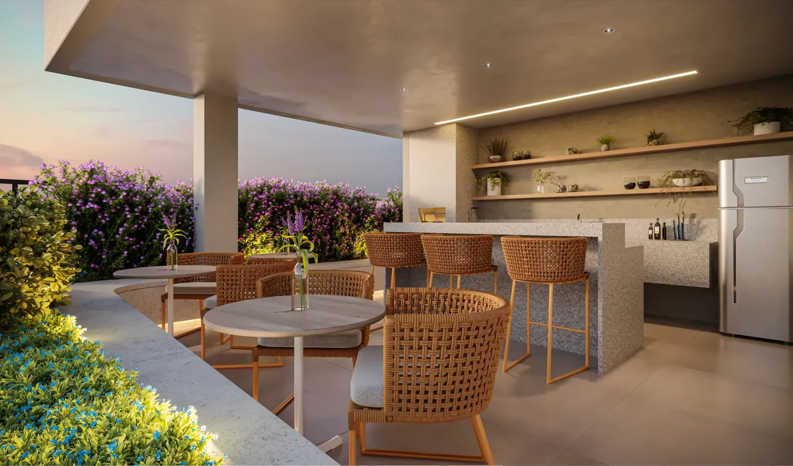 Apartamento de 3 suítes com 108,75 a 117,73m² à venda no Naturia Viver Parque Flamboyant - Jardim Goiás — miniatura da foto 6