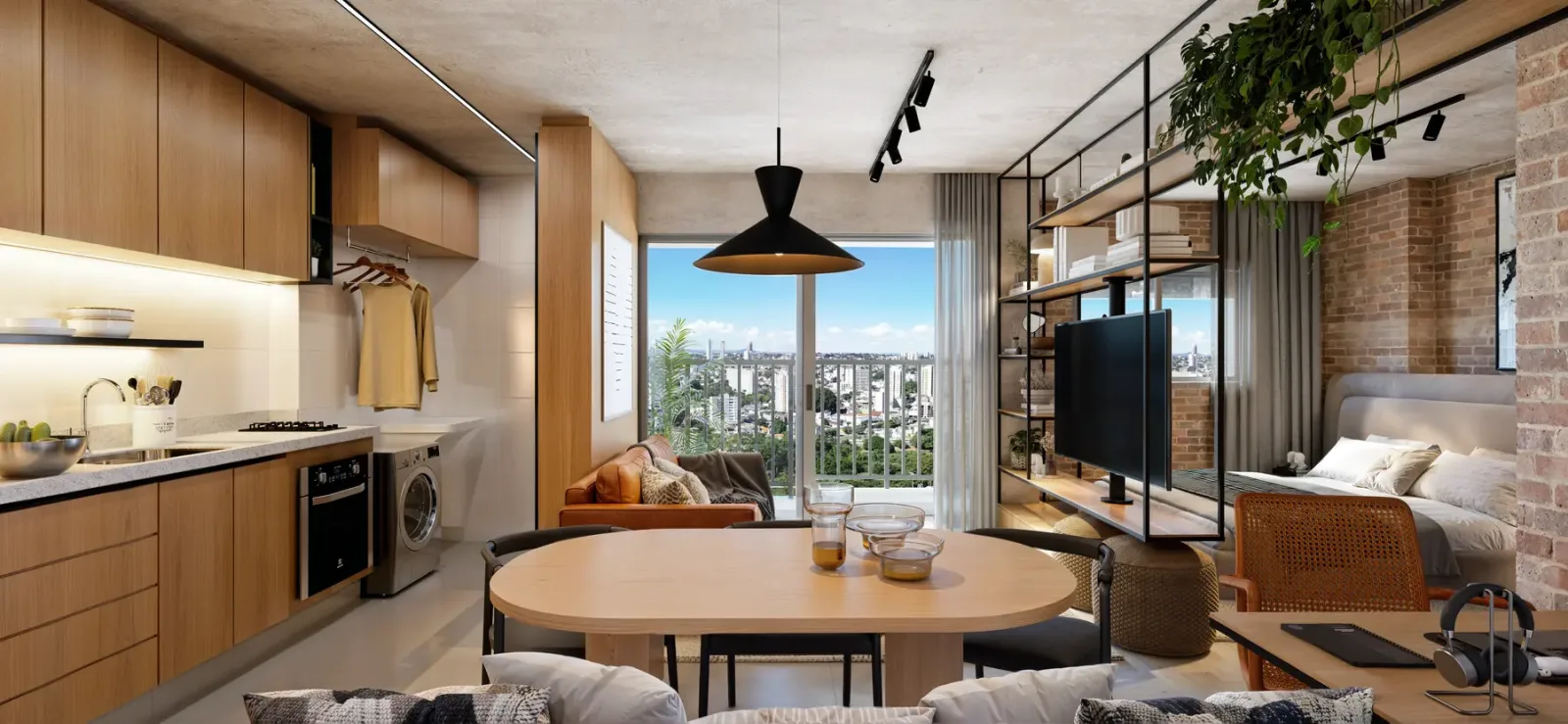 Studio com 41,11 a 41,34m² à venda no Hello Vision Residence - Setor Aeroporto — foto 3