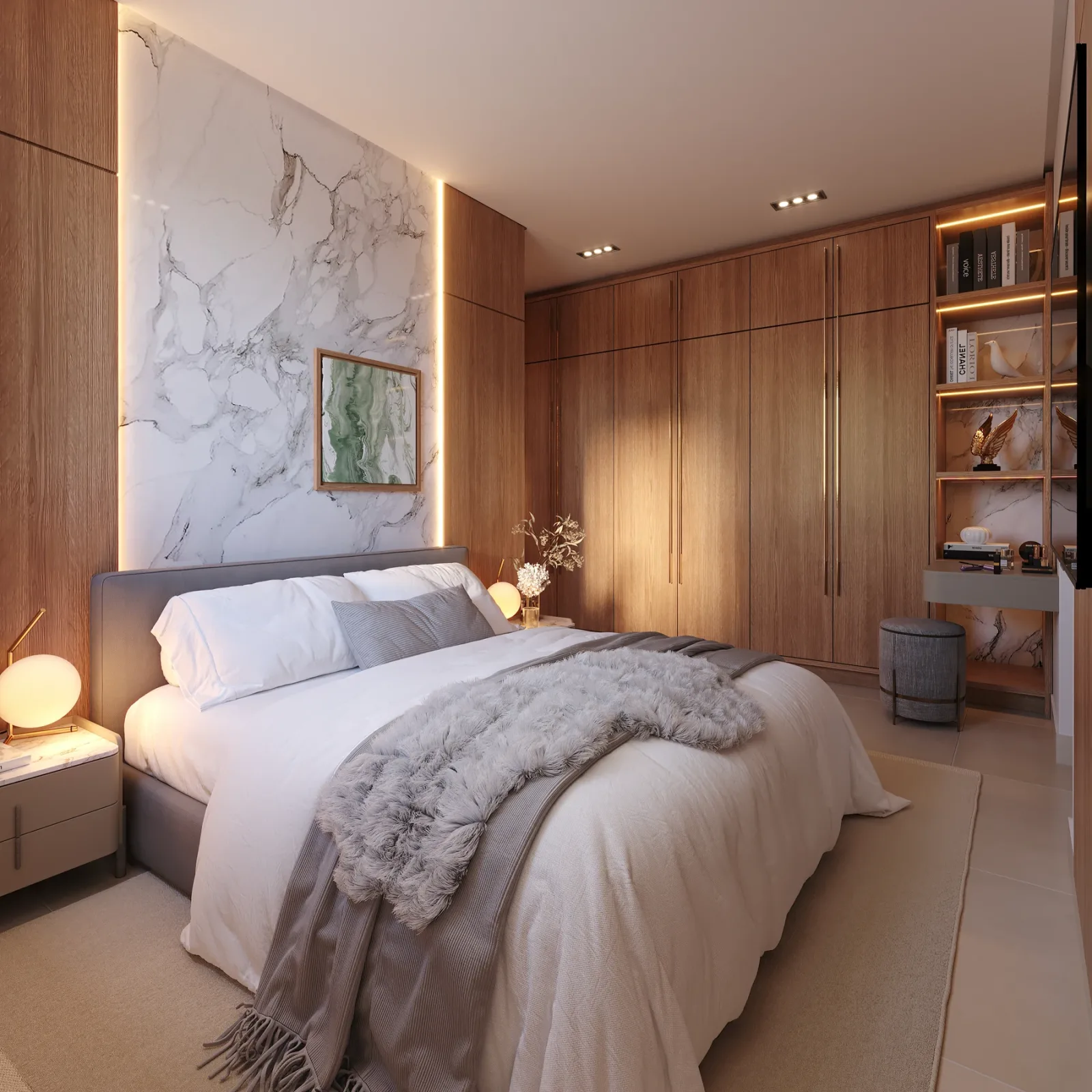Apartamento de 1 suíte com 60,02m² à venda no Passos Flamboyant - Alto da Glória — foto 5