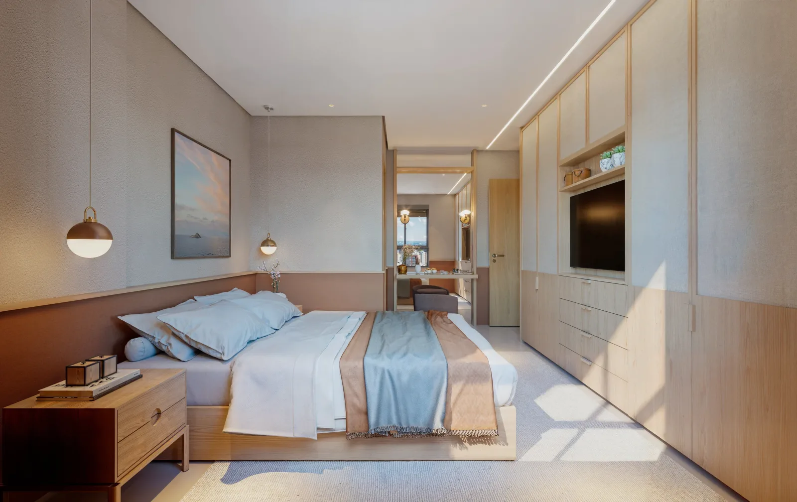 Apartamento de 1 suíte com 79,45 m² à venda no Ludovic Apartments - Setor Central — foto 4