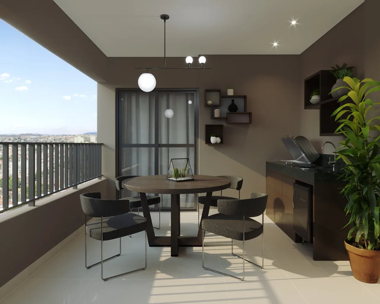 Apartamento de 1 suíte com 51,96m² à venda no Ritmo Bueno - Setor Bueno — foto 4